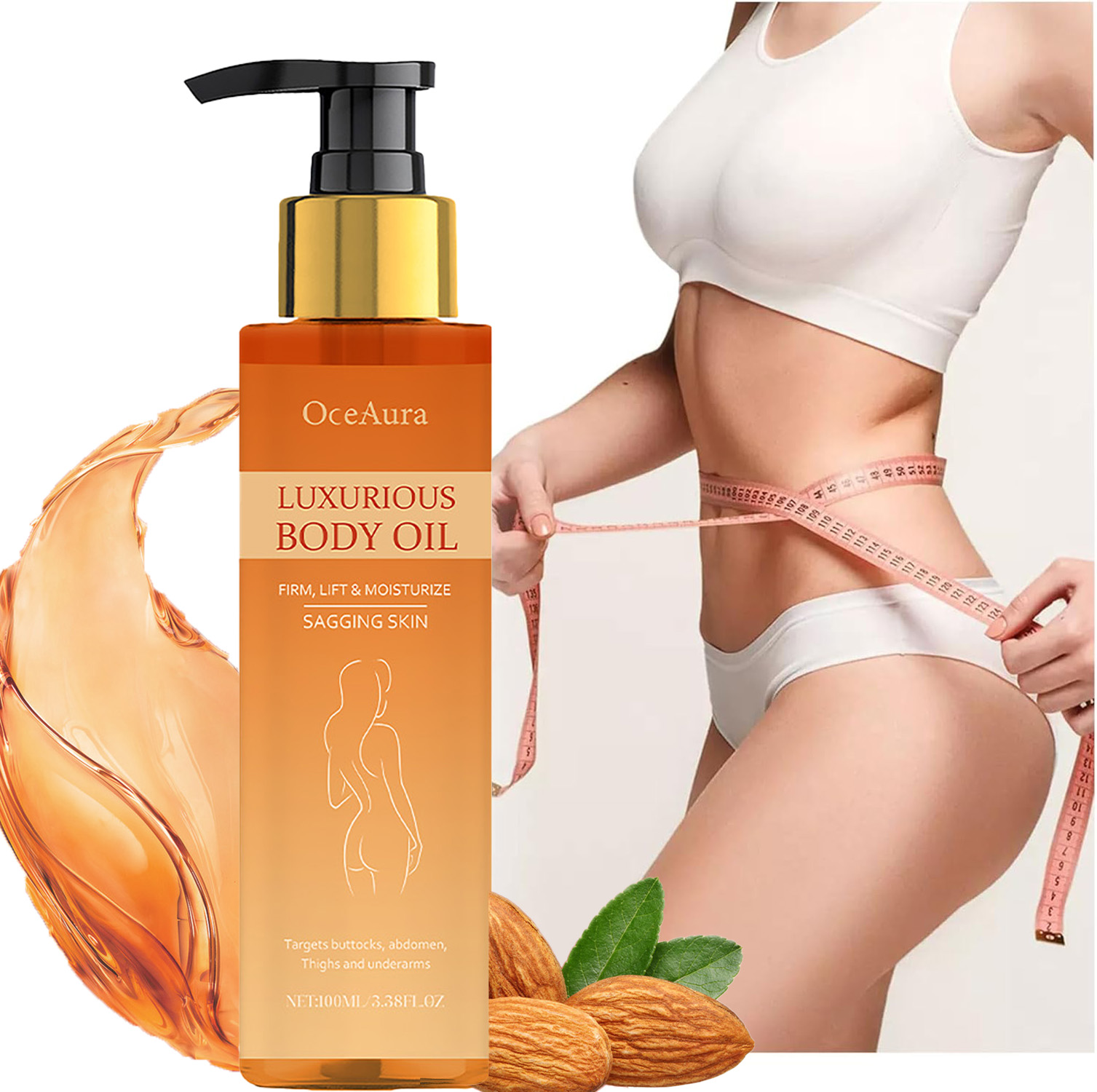 Luxury Skincare Cream - Liftende en verstevigende lichaamsolie Draai doorzakkende