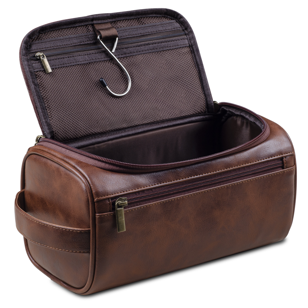 Mannen PU Vintage Luxe Toilett - Luxury Skincare Containers recensie en prijs
