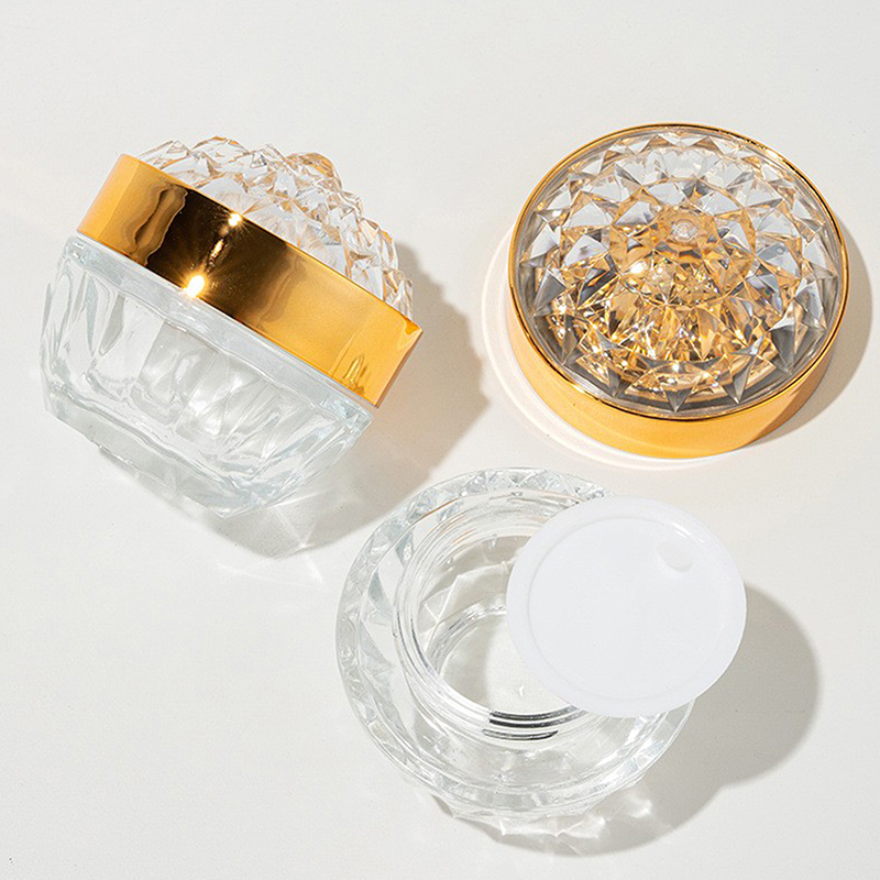Luxe Diamond 50g glazen gezich - Luxury Skincare Containers recensie en prijs