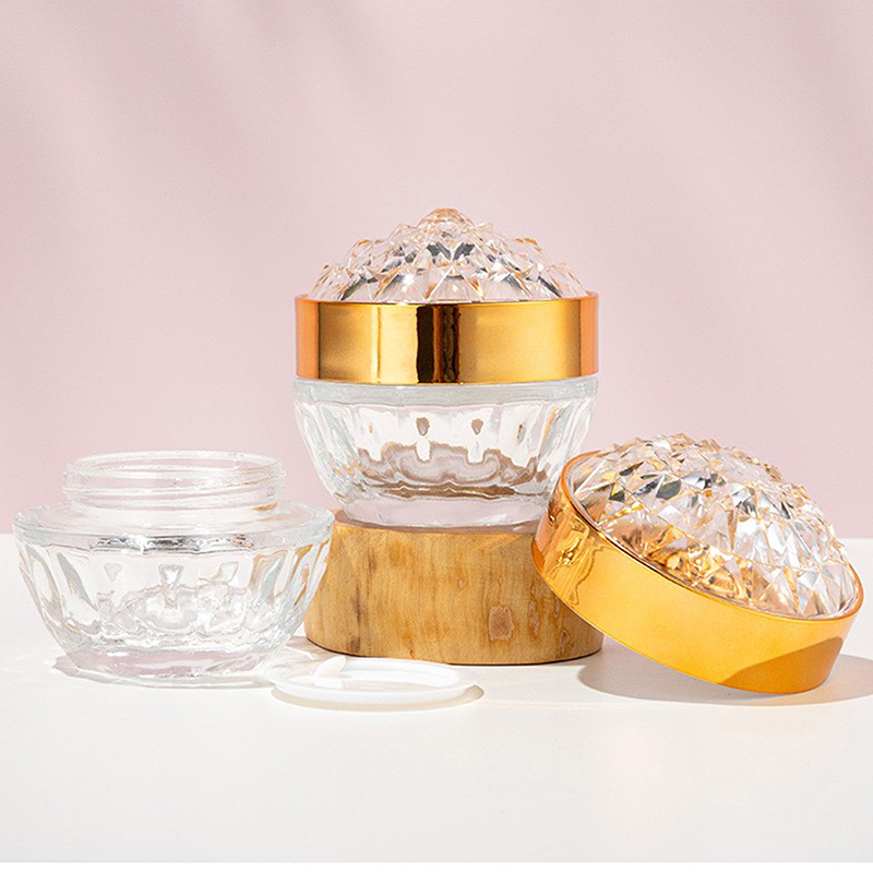 Luxe Diamond 50g glazen gezich - Luxury Skincare Containers recensie en prijs