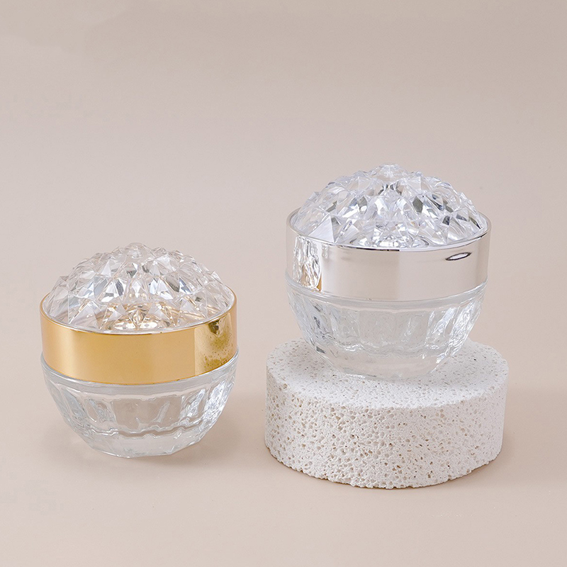Luxe Diamond 50g glazen gezich - Luxury Skincare Containers recensie en prijs
