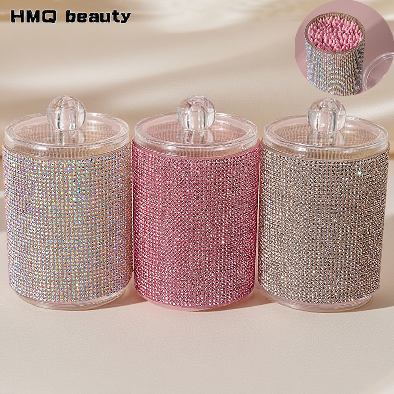 Luxe diamanten wattenstaafjes  - Luxury Skincare Containers recensie en prijs